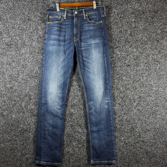 Levi's Other - Levis 513 Slim Straight Jeans Mens 32x34 Dark Wash Indigo Denim 08513-0753